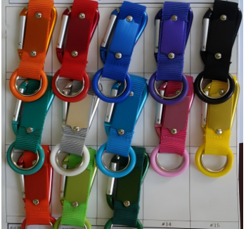 Carabiner+Strap+Metal Plate+O Ring