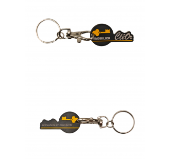 Key-Shaped Aluminum Tag+CMYK Printing