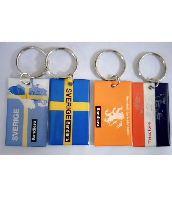 Key-Shaped Aluminum Tag+CMYK Printing