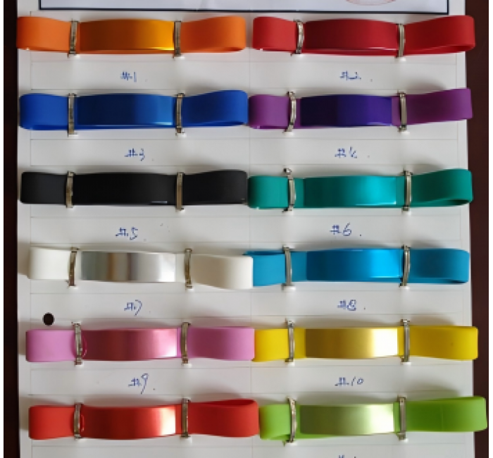 Silicone Wristband+Bridge Aluminum Sheet