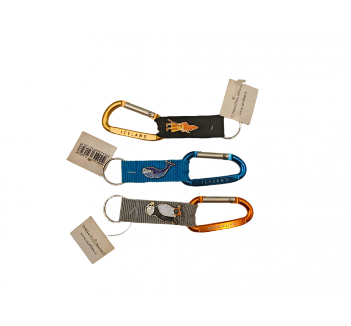 Carabiner Printing+Strap+Zinc Alloy Trademark Baking Paint Process