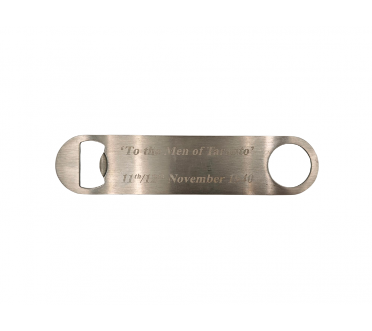 Stainless Steel Bottle Opener+Laser